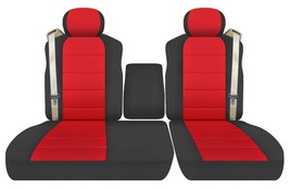 Front set seat covers fits Ford F150 truck 2001-2003 40/60 seat with console - £74.45 GBP+