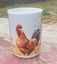 Rooster at the Window 15 Ounce Ceramic Coffee Mug - £14.73 GBP