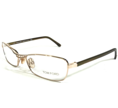 Tom Ford Eyeglasses Frames TF5024 255 Olive Green Gold Full Wire Rim 52-16-130 - £29.22 GBP