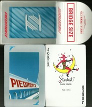 Vintage Piedmont Airlines 54 Playing Cards HOYLE USA plastic coated brid... - $2,337.92 MXN