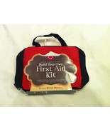 JOHNSON &amp; JOHNSON  BUILD YOUR OWN FIRST AID KIT BAG RED W/  BLACK SIDES - $8.46 CAD