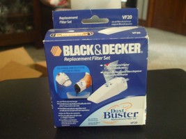 Pack of 1 Black &amp; Decker Replacement Filter Set #VF20 - £7.66 GBP