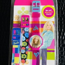 Vintage Barbie Mix &amp; Match Wristwatch Nip Pink Barbie Watch Kids Watch - £22.30 GBP