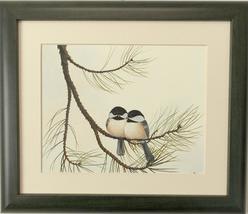 Photo Frame Ready Audubon Chickadee Wildlife Bird Framed Print 10 X 12 Wall Deco - £25.97 GBP