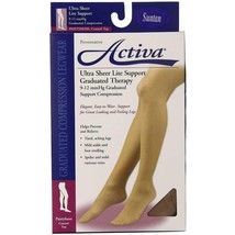 Activa UltraSheer Suntan Size C Pantyhose Control Top CT 9-12mmHg - £10.87 GBP