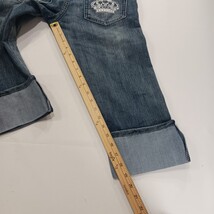 Victoria Beckham Rock & Republic Women's Blue Denim Cropped Jeans Size 28 Crown  image 10