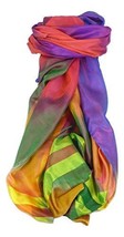 Varanasi Ekal Premium Silk Long Scarf Heritage Das 4 by Pashmina &amp; Silk - £29.71 GBP