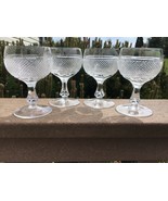 Antique Cut Glass Sawtooth Patt. Wines 4 1/2” 4.5 oz European Cut Glass ... - $71.41 CAD