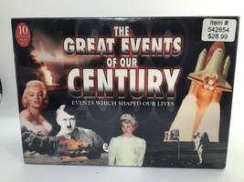 The Great Events of Our Century 10 VHS Box Set 1997 Madacy Entertainment... - $12.86
