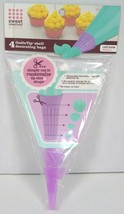 Sweet Creations by Good Cook 4ct Oodle Tip Shell 12&quot; Decorating Bags - $8.99