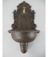 Antique Beauty: Elegant Cast Aluminium Wall Fountain - £230.21 GBP