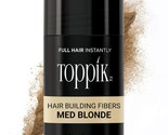 Toppik Hair Building Fibers MED MEDIUM BLONDE - 12g / .42oz Regular Size - $16.95
