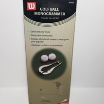 Wilson Golf Ball Monogrammer W406 New in Open Box  - £7.10 GBP