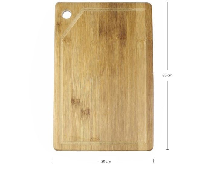 Primary image for Nature Bamboo Kitchen Cutting Board Large 30cm x 20cm FREE SHIPPING