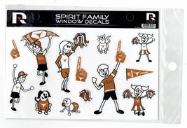 TEXAS LONGHORNS 17 PC Spirit Family Window Decals 8 X 11 NEW Car Window NFL - $10.03