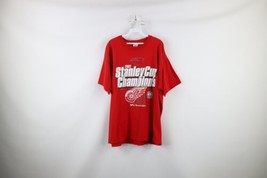 Vintage Mens XL Faded 2002 Stanley Cup Champions Detroit Red Wings T-Shirt Red - £27.26 GBP