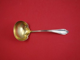 Stratford by Whiting Sterling Silver Sauce Ladle Gold Washed 6 1/4&quot; Server - £55.48 GBP