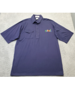 Outer Banks Reserve Polo Shirt Unisex Large Blue Florida Short Sleeve Co... - $24.12 CAD