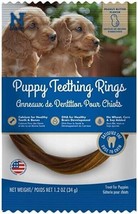 N-Bone Puppy Teething Rings Peanut Butter Flavor - £6.52 GBP