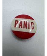 Vintage Political Pin PANIC Red And White 3.2cm - €16,50 EUR