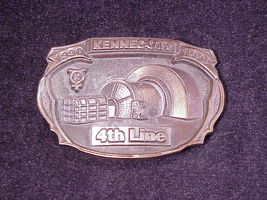 1990 – 1992 Kennecott Mining 4th Line Belt Buckle - £19.63 GBP