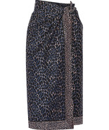 Proenza Schouler printed cotton and silk-blend COVER UP pareo ELEC BLUE ... - $2,362.36 MXN