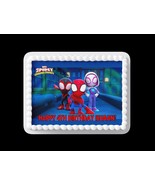Spidey and his Amazing Friends 1/4 topper edible - $10.99