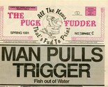Fudpuckers Spring 1991 Menu Puck Fudder Newspaper Fort Walton &amp; Destin F... - £17.46 GBP