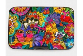 Laurel Burch RFID Armored Wallet Laurel&#39;s Garden Cat Protect from Identi... - £12.74 GBP