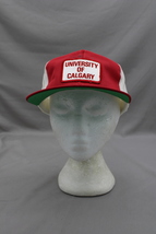 Vintage Patched Trucker Hat - University of Calgary - adult Snapback - $49.00