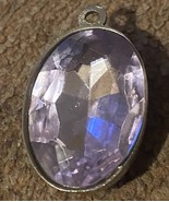 Fashion Glass Gem Pendant 1 Inch - $8.00