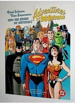 1997 JLA DCU poster 1:Batman,Wonder Woman,Superman,Hawkman,Aquaman, Flas... - £23.64 GBP