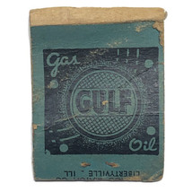 Gulf Oil Gas Service Gainesville Georgia Vintage Matchbook Cover Matchbox - £9.38 GBP