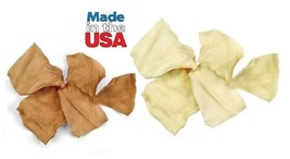 Rawhide Chips for Dogs Natural or Chicken Flavors - Bulk Packs Made in t... - $11.41