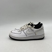 Nike Air Force 1 DC9672-104 Boys White Lace Up Low Top Sneaker Shoes 12.5 C - £19.66 GBP