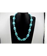 Vintage Native American Navajo Tumbled Howlite Necklace - $44.55