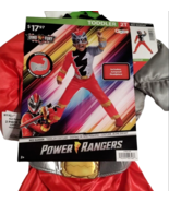 Dino Fury Red Power Rangers 2 Piece Toddler Costume 2T  Disguise Cosplay - £12.45 GBP