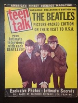 Teen Talk Magazine 1964 The BEATLES Exclusive Photos Valuable Collectors Edition - £40.18 GBP