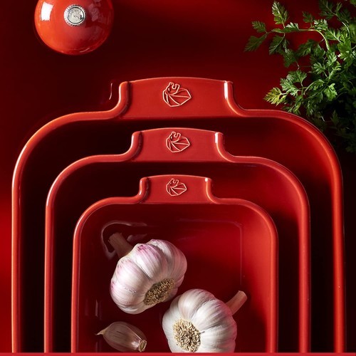 Peugeot Square Baking Dish, 11 x 11 inch, 2.7L, Ceramic, Red Item image 2