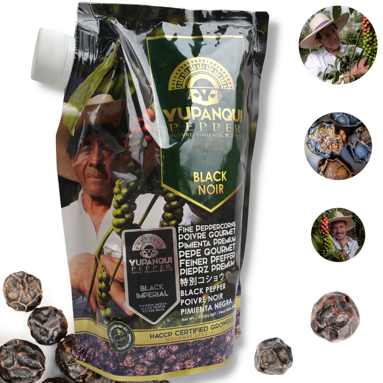 Black Imperial, Best Black Pepper for Cooking by Yupanqui family 17.6oz - $39.00