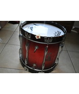 Vintage Pearl 17 x 17 Marching Bass Drum Ser#220166 red wood rare 515 11... - €302,74 EUR