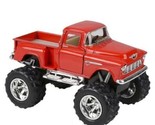 Pull Back Die-Cast Metal Vehicle - CHEVY MONSTER PICK UP TRUCK (Red) (5 ... - $14.01
