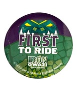 Busch Gardens Iron Gwazi “First to Ride” Button Pin – SeaWorld Parks - $10.00