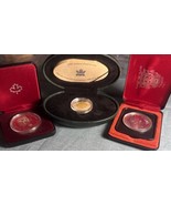 LOT OF (3) CANADIAN SILVER COINS. 1999 NUNAVUT/1975 CALGARY/1983 EDMONTON. - $1,396.84 MXN