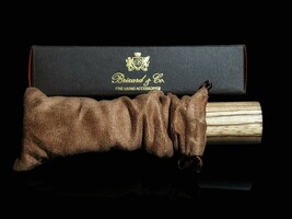 Brizard and Co Zebra Wood cigar tube holder NIB image 3