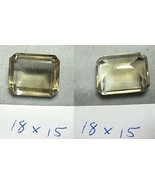 Topaz Smokey Loose Emerald Shape Gemstone 18X15X7.8 MM - £6.29 GBP