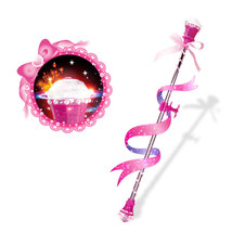 glowing dance colorful rotation magic stick girl toy - £11.25 GBP