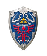 24.5&quot; Long Blue Large Link Hylian Shield Legend of Zelda w/ Sword Holder... - £54.73 GBP