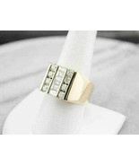 3Ct Simulated Diamond Men&#39;s Engagement Band Ring 14K Yellow Gold Finish - $208.59 CAD