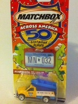 Matchbox Across America 50th Birthday Series Minnesota Ford F-series Fire Truck  - £5.23 GBP
